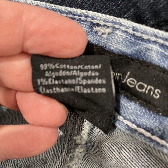 Calvin Klein Jeans Skinny Flare size 31/12 Medium Blue Wash 5-pocket Stretch - Picture 10 of 10